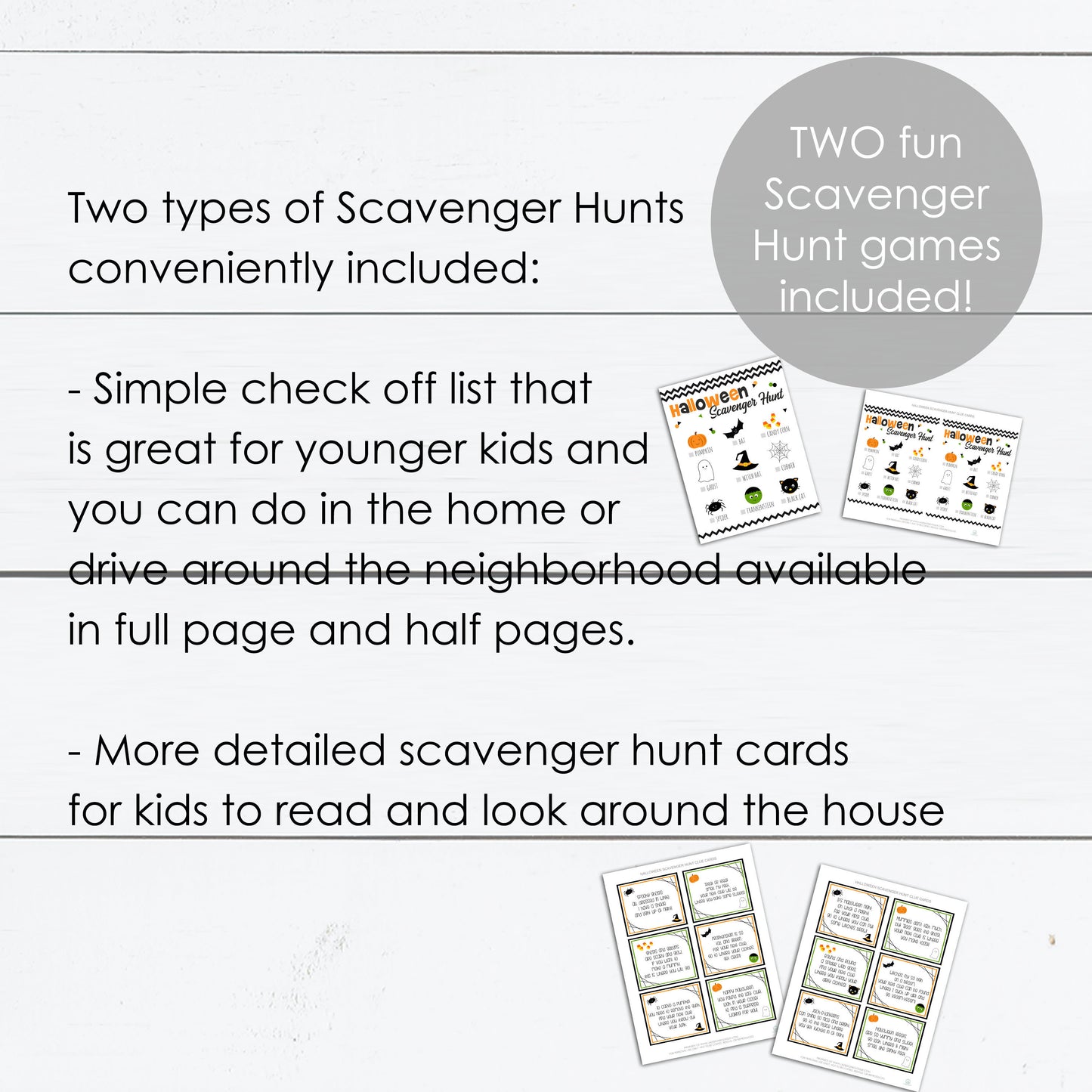 Halloween Scavenger Hunt, Halloween Scavenger Hunt For Kids, Halloween Scavenger Hunt Printable, Clue Cards, Trick or Treat, Treasure Hunt