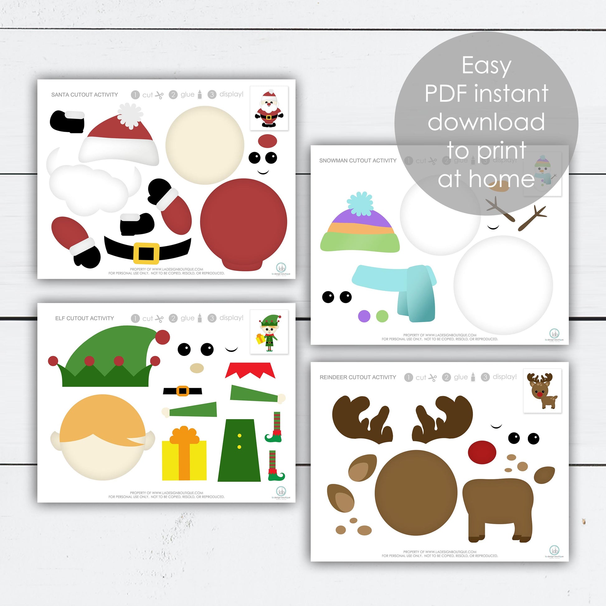 Christmas Activity for Kids, Christmas Activity Printable, Christmas Activity Kit, Activities for Kids, Dear Santa Tray, Scavenger Hunt
