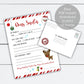 Santa Letter, Letter to Santa, Personalized Letter from Santa, Nice List Certificate, Naughty List, Elf Warning, Santa Gift Tag, Printable