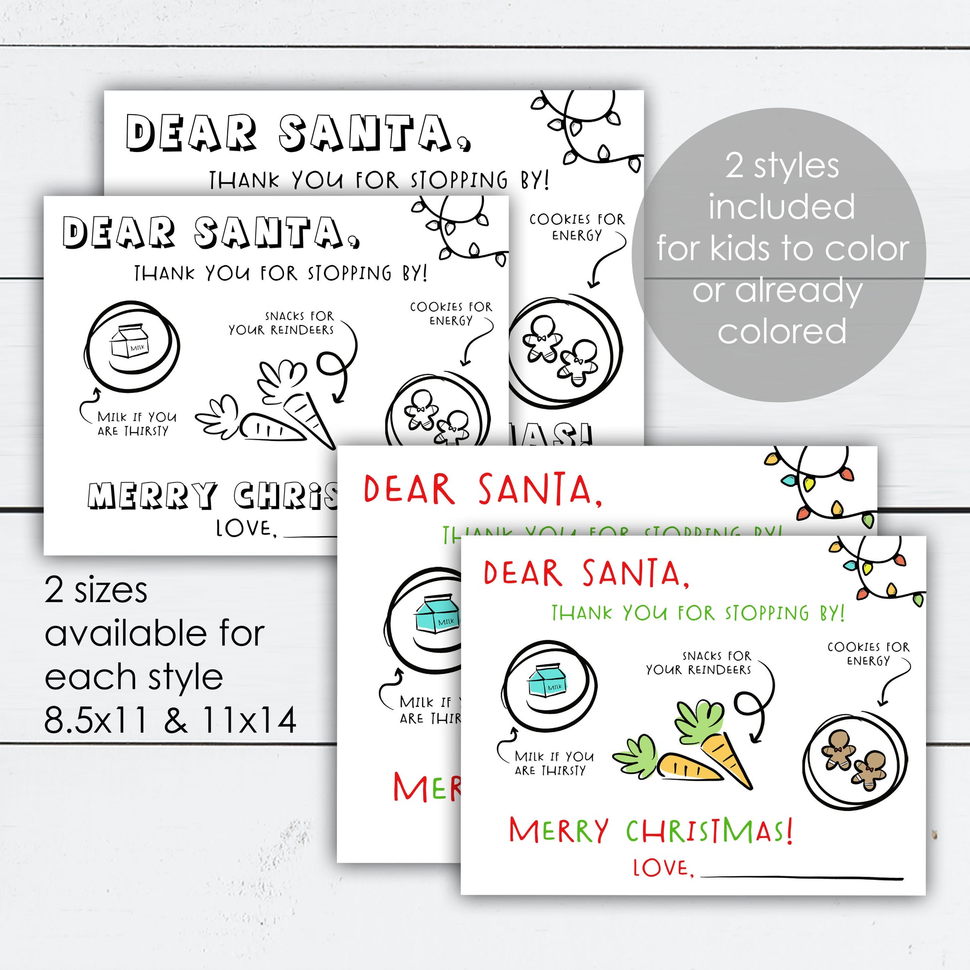 Santa Placemat, Santa Placemat Designs, Dear Santa Placemat, Dear Santa Tray, Cookies for Santa, Reindeer Food, Christmas Activities