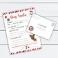 Santa Letter, Letter to Santa, Personalized Letter from Santa, Nice List Certificate, Naughty List, Elf Warning, Santa Gift Tag, Printable