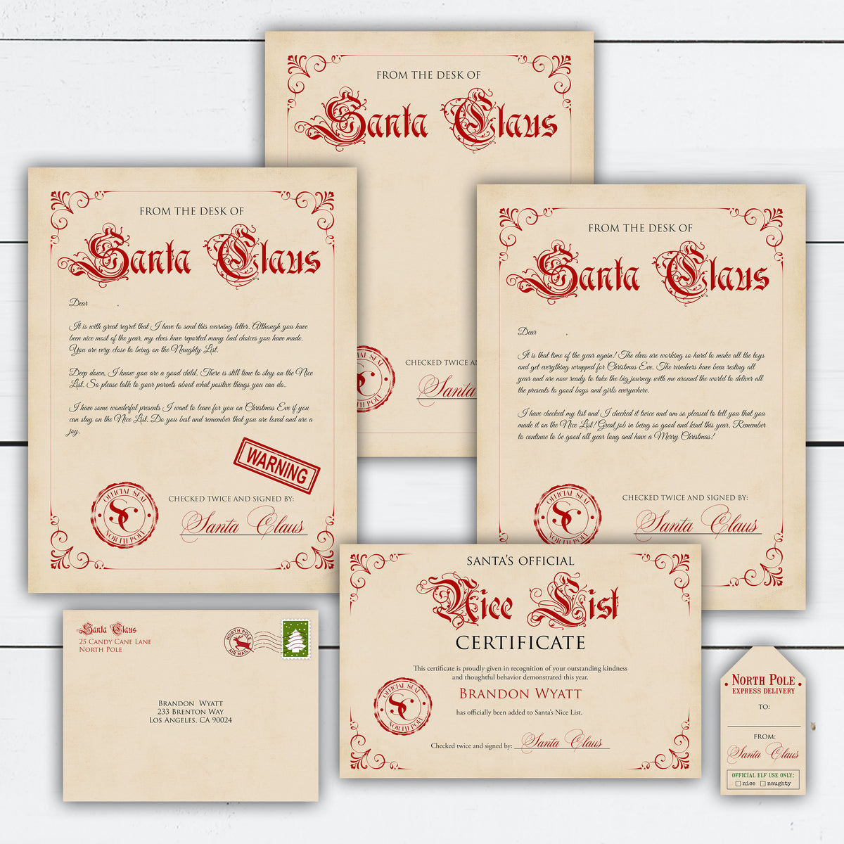 Personalized Letter from Santa – La Design Boutique