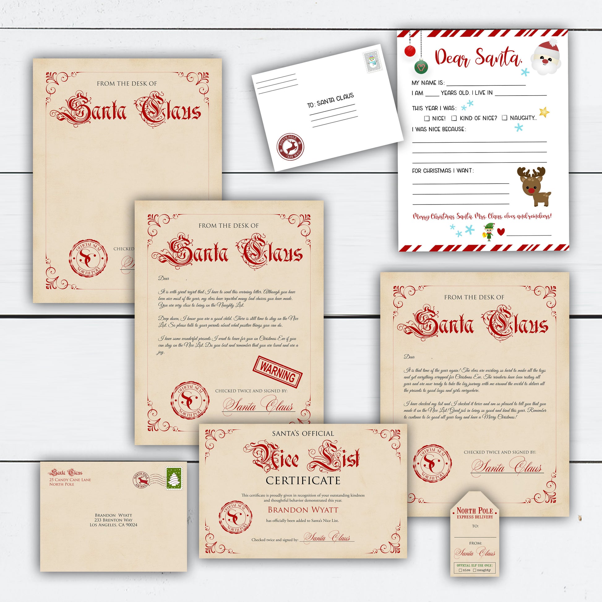 Personalized Letter from Santa – La Design Boutique personalized-letter-from-santa-la-design-boutique