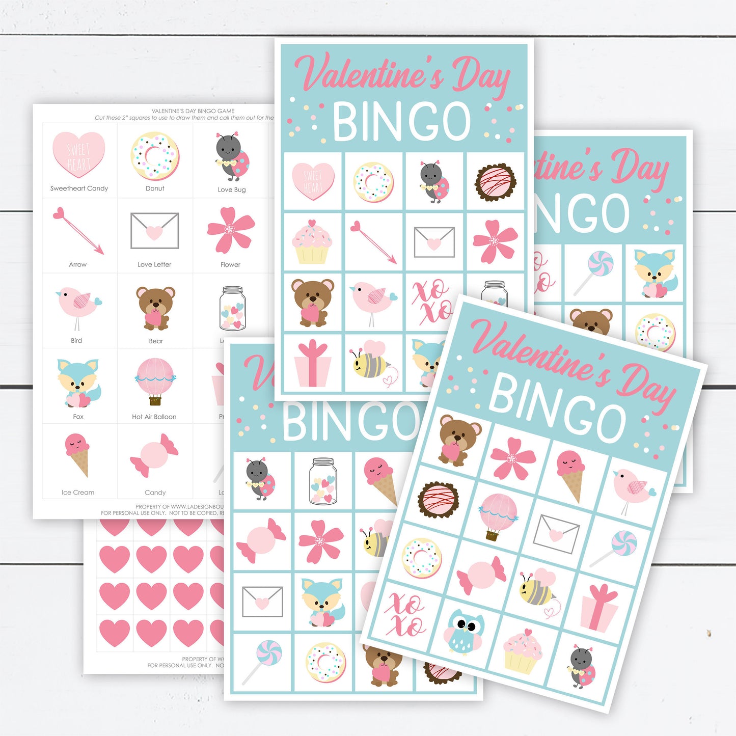 valentines day bingo