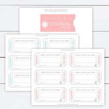 Load image into Gallery viewer, love coupon book
