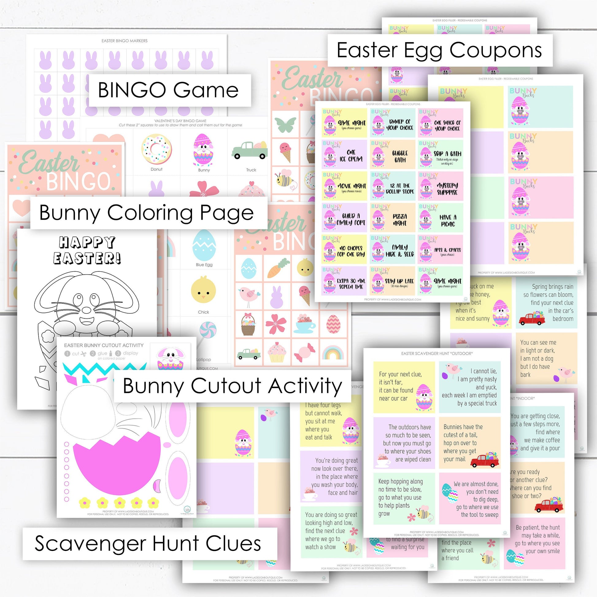 easter activity printables