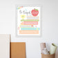Teacher Art Print, Teacher Art, Teacher Appreciation, Books Art, To Teach is to Love, Student Gift, Gifts for School, Classroom Wall Decor