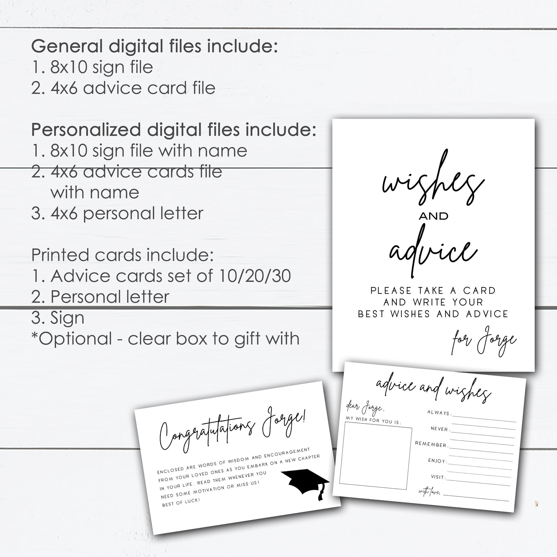 Graduation Advice and Wishes Cards Gift Box La Design Boutique Graduation Advice and Wishes Cards Gift Box La Design Boutique