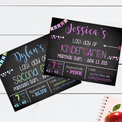 Last Day of School Sign, Last Day of School Printable, Last Day of School, School Milestone, Memory Boards, Back to School, Graduation, DIY