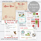 Letter to Santa Kit, Santa Kit, Believe in Santa, Christmas Kit, Northpole Postage, Christmas Stickers, Elf Report, Nice List, Personalized