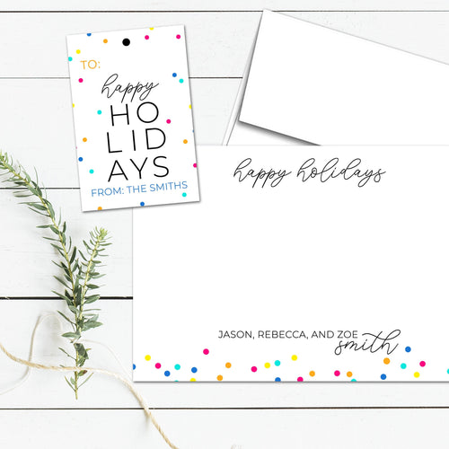 Personalized Holiday Cards, Personalized Holiday Gift Tags, Personalized Stationary, Christmas Tags, Christmas Gift Ideas for Family