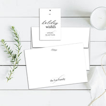 Load image into Gallery viewer, Personalized Holiday Cards, Personalized Holiday Gift Tags, Personalized Stationary, Christmas Tags, Christmas Gift Ideas for Family
