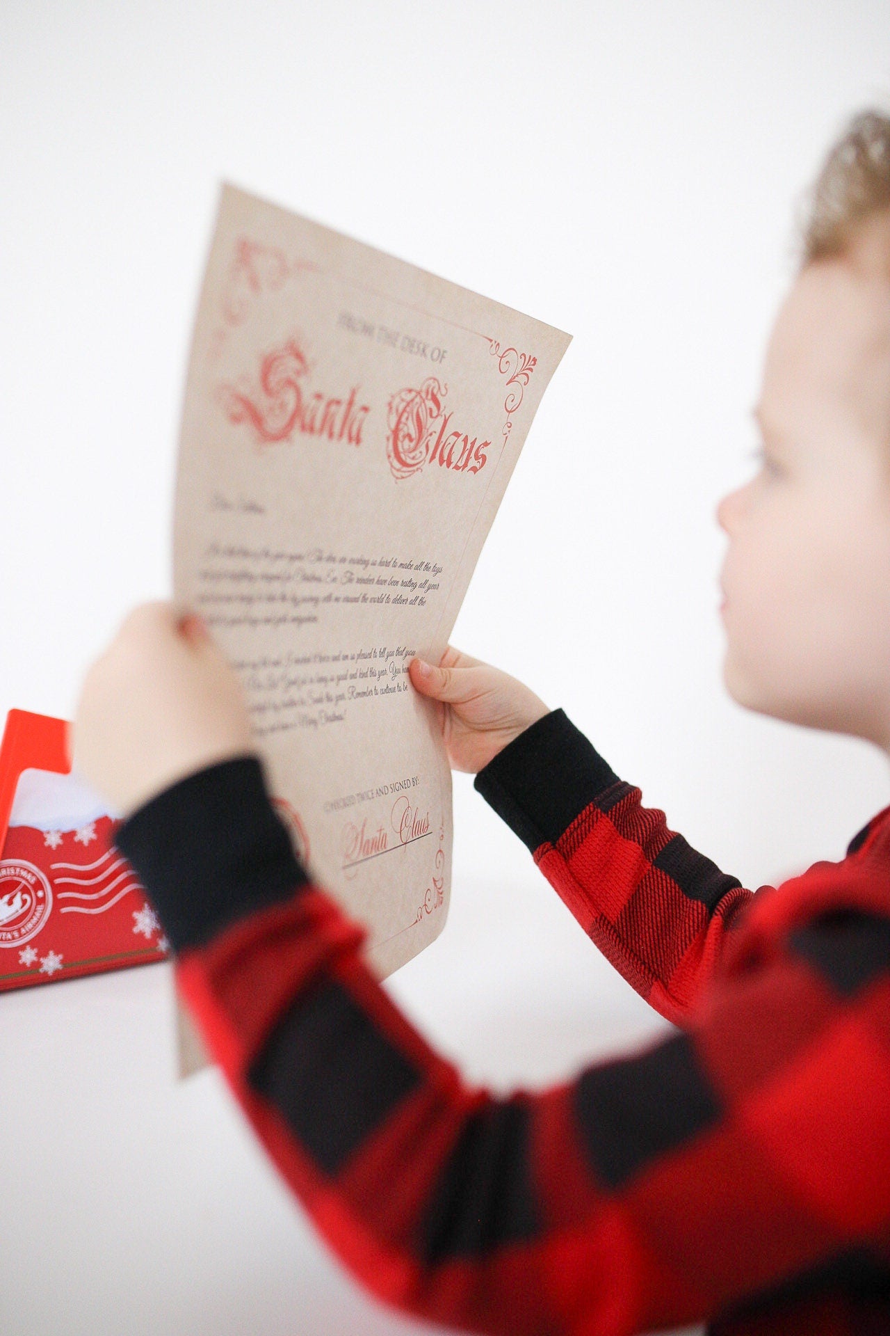 Letter to Santa Kit, Santa Kit, Believe in Santa, Christmas Kit, Northpole Postage, Christmas Stickers, Elf Report, Nice List, Personalized