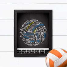 Load image into Gallery viewer, Personalized Volleyball Gifts, Volleyball Coach Gifts, Volleyball Gifts, Typography, Personalized Team, End of Season, Players Names, Sports
