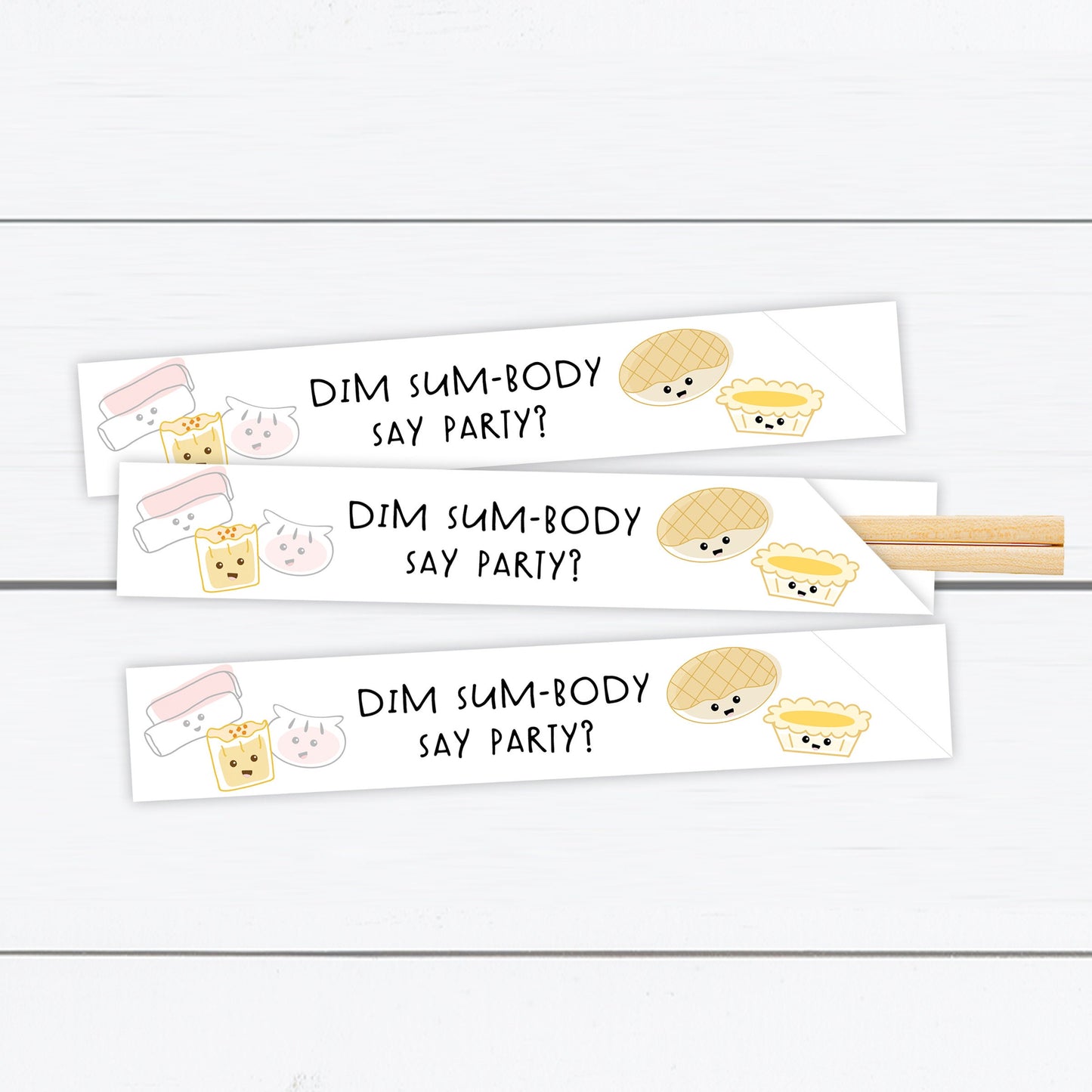 Dim Sum, Dim Sum Party, Dim Sum Chopsticks, Personalized Chopsticks, Chinese Restaurant, Kawaii, Party Decorations, Dumpling, Asian Food