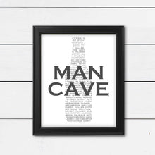 Load image into Gallery viewer, personalized man cave sign with beer bottle
