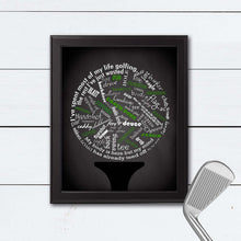 Load image into Gallery viewer, personalized gift for golf team with names
