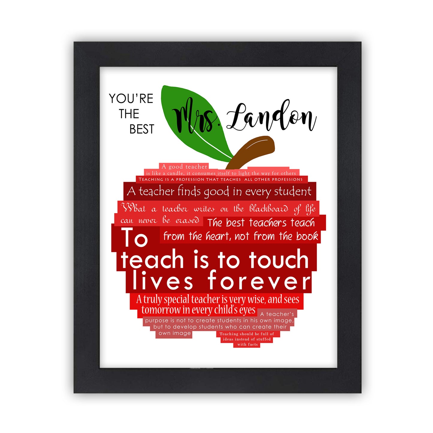 Personalized Teacher Appreciation Gift Idea