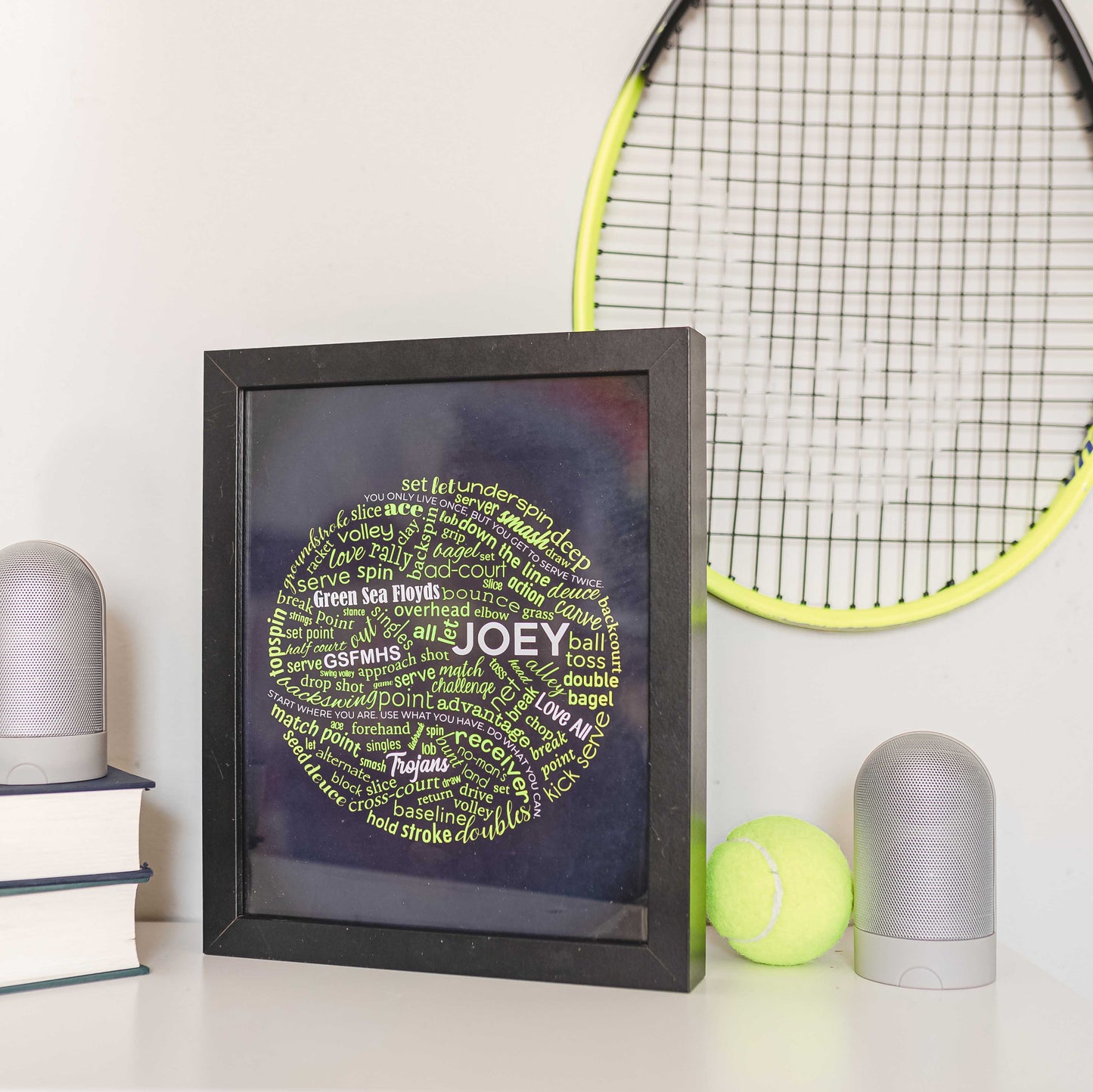 tennis wall decor for bedroom 