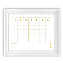 Load image into Gallery viewer, Modern Gold Monthly Calendar Wall Art for Office Decor
